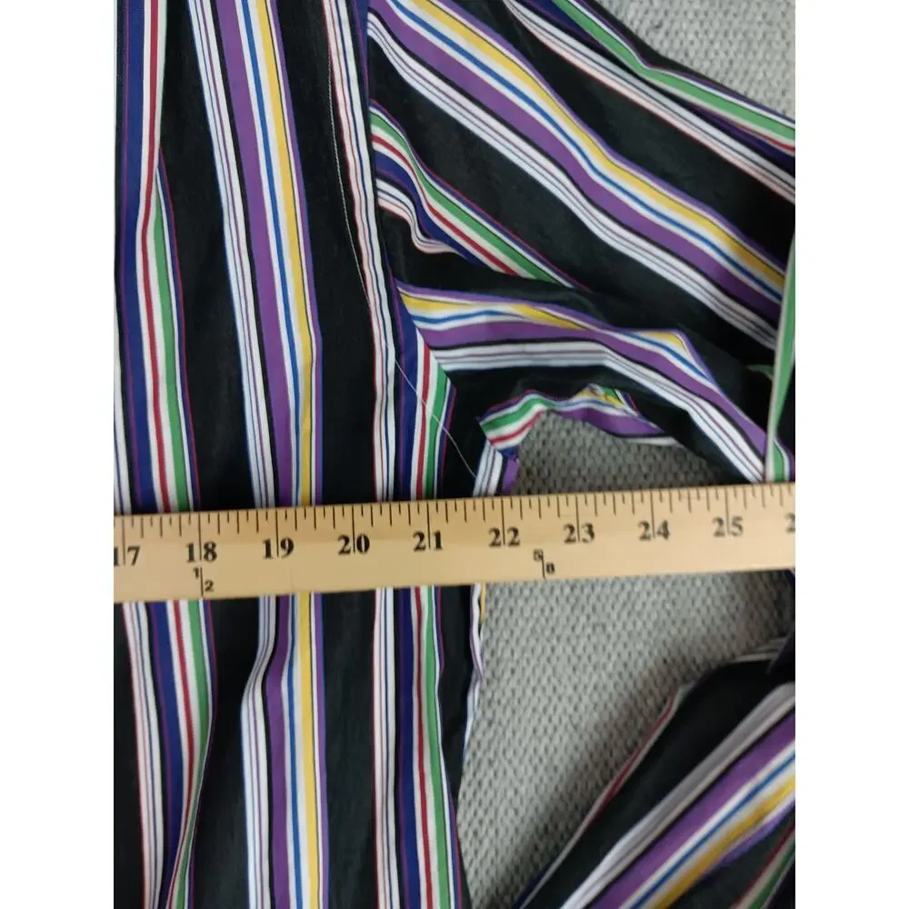 Vintage Polo‎ Ralph Lauren Regent Shirt Mens L Multi-Stripped Custom Fit Preppy